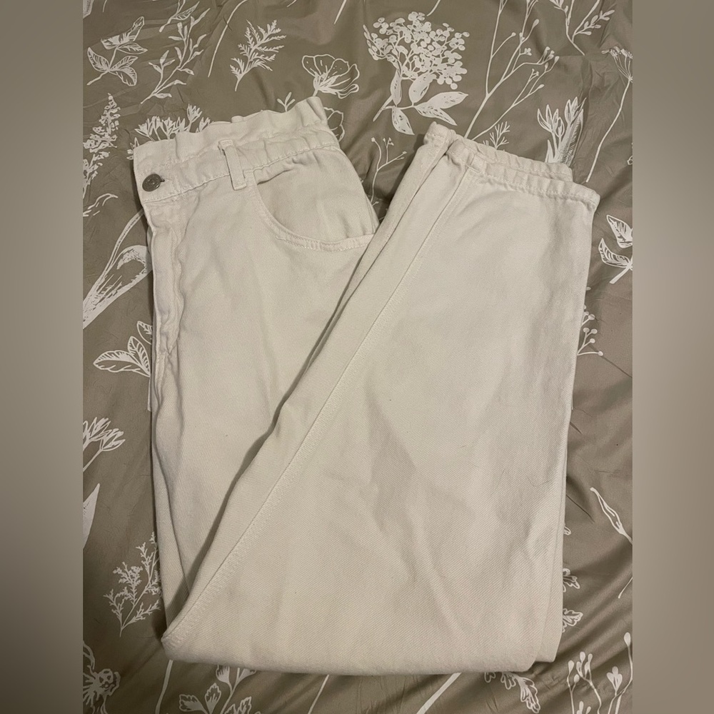 Zara white jeans